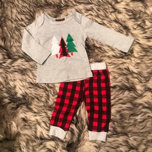 2 piece kids Christmas outfit